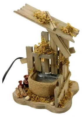 Produktbild von Brunnen mit Krügen und Pumpe 24 cm für Krippenzubehör