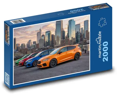 Obrázok produktu pre Puzzle 2000 Športové autá v meste - martinpuzzle