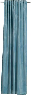 Produktbild von Schlaufenschal - Aqua - Samt - 135 x 245 cm - verdeckte Schlaufen