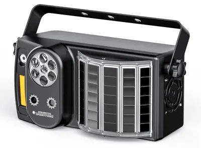 Produktbild von LED Bienenauge Bühnenstrahler - 40W DMX512 Effektlicht - 5in1 RGB Strobe - 12CH - Soundaktiv - EU Stecker - Disco DJ Party