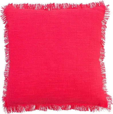 Produktbild von Kissen - Pink - 45 x 45 cm - mit Fransen