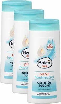 Produktbild von 3 x Balea MED - Duschgel pH 5,5 Hautneutral Creme-Öl Dusche (3 x 300 ml)