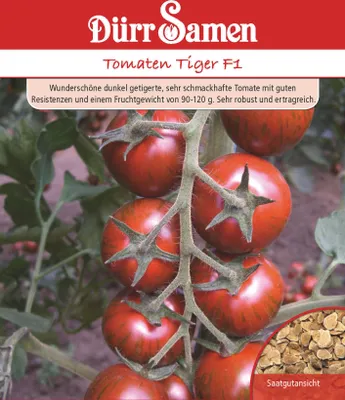 Produktbild von Dürr-Samen - Tomaten Tiger F1 - Saatgut - 4144
