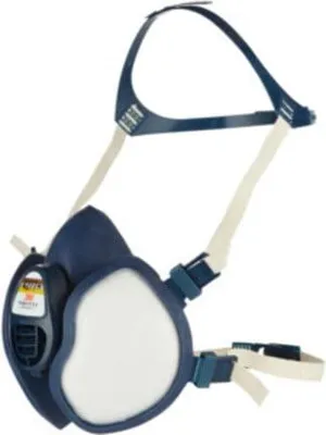 Productafbeelding van 3M Halfmasker 4277, artikelnummer 7000088756. Filterklasse/beschermingsniveau: FFABE1P3RD. 1 stuk