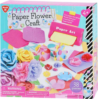 Immagine prodotto di Set di fiori di carta da gioco - giocattolo creativo 38 pezzi