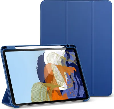 Obrázok produktu pre ESR - Prípad kompatibilný s Apple iPad Pro 11 (2021) -  - PU/TPU Pokryť - Tmavomodrá