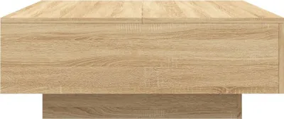 Produktbild von vidaXL Couchtisch mit LED-Leuchten Sonoma-Eiche 80x80x31 cm