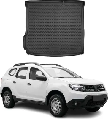 Immagine prodotto di Tappetino per bagagliaio Vaschetta per Dacia Duster 2018-2024 Gomma TPE Nero