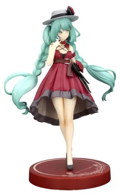 Produktbild von Hatsune Miku Trio-Try-iT PVC Statue Hatsune Miku Outing Dress Red Color Ver. 19 cm
