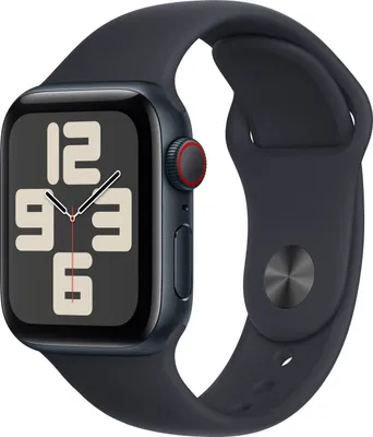 Produktbild von APPLE Watch SE GPS + Cellular 40mm Midnight Aluminium Case s Midnight Sport Band - S/M