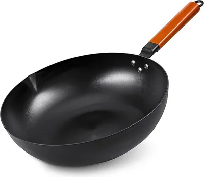 Produktbild von Bratpfanne Wok Pfanne Induktion Aluminiumguss abnehmbare Griffe, Ø 32 cm, Induktion, Ø 32 cm, abnehmbare Griffe