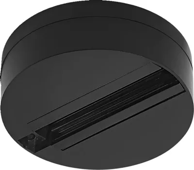 Produktbild von Ledvance Schienensystem Tracklight Basisstation Schwarz rund fr Leuchtenkopf
