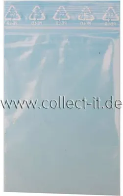 Image de Sachets à fermeture à pression 70x100 mm - 100 pièces