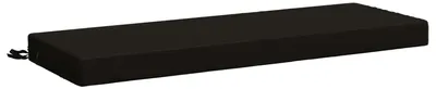 Image de Coussin de banc SOEST, 100 % polyester, noir, 120 x 40 x 8 cm