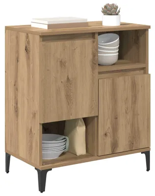 Zdjęcie produktu dla vidaXL Kredens dębowy Artisan 60 x 35 x 70 cm materiał drewnopochodny