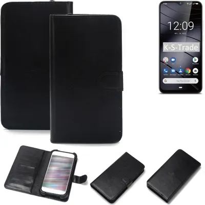 Produktbild von K-S-Trade Handyhülle Schutzhülle kompatibel mit Gigaset GS290 Handy Schutz Hülle Handyhülle Bumper schwarz 1x