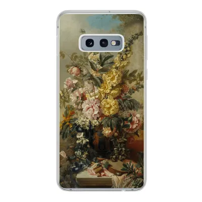 Produktbild von MuchoWow® Handyhülle Schutzhülle Hülle für Samsung Galaxy S10e Große Vase mit Blumen - Alte Meister - Malerei Silikon Softcase Handy Hülle - Handy