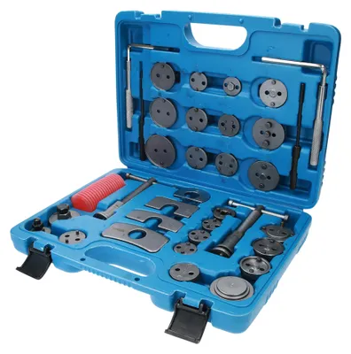 Zdjęcie produktu dla BRILLIANT TOOLS Uniwersalny zestaw narzędzi do resetowania tłoczków hamulcowych 35 szt - BT701050