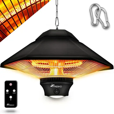 Productafbeelding van Terrasverwarming - 1200 W - Infrarood - Afstandsbediening - Ip34