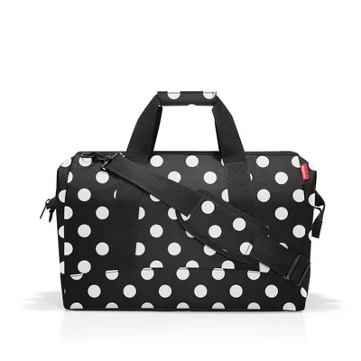 Immagine prodotto di reisenthel borsa a tracolla borsa da viaggio Allrounder Dots White nero