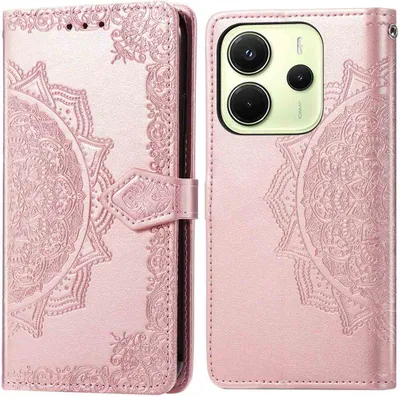Produktbild von imoshion Mandala Klapphülle Xiaomi Redmi Note 14 (4G) - Rosé gold