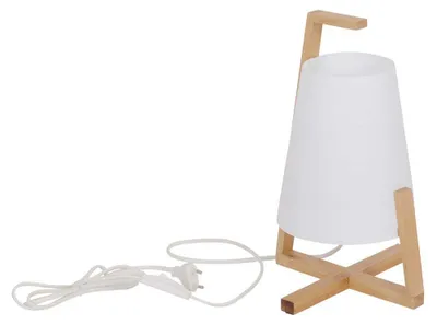 Produktbild von Tischleuchte, Bambus, Weiß, H 32 cm