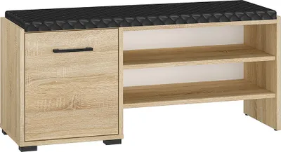 Produktbild von Schuhbank gepolstert Eiche hell CHEB-131