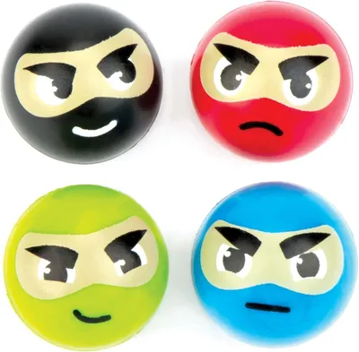 Productafbeelding van Flummis - Set van 8 - Ninja