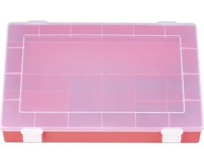 Produktbild von hünersdorff 611700, Aufbewahrungsbox, Rot, Rechteckig, Polypropylen (PP), Einfarbig, 335 mm