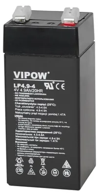 Obrázek produktu pro Vipow BAT0271 Gelový akumulátor 4 V, 4,9 Ah