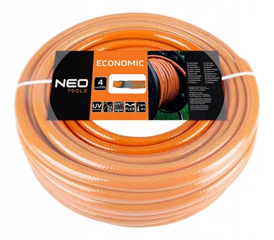 Image de NEO TOOLS Tuyau d'arrosage 3/4 pouces, longueur 30 m, 4 couches - résistant aux UV, tuyau flexible