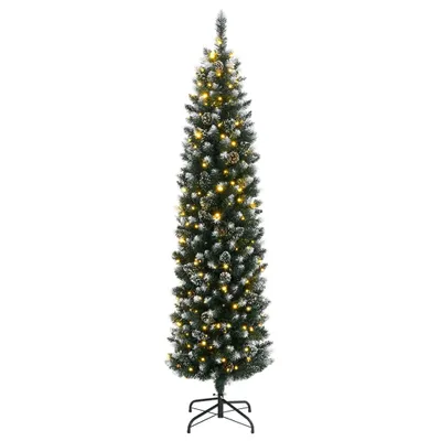 Zdjęcie produktu dla vidaXL Sztuczna choinka slim 150 LED 120 cm