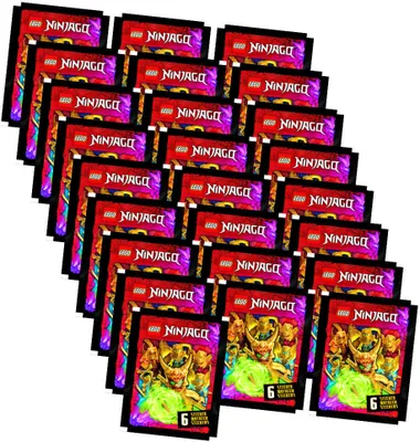 Produktbild von Lego Ninjago Sticker - Crystalized 2023 - Sammelsticker - 25 Tüten