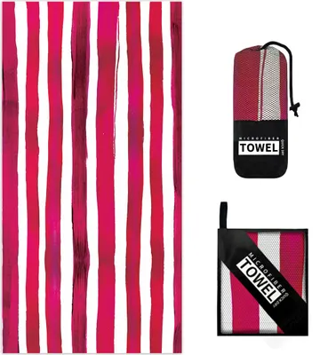 Produktbild von Übergroßes Schnelltrocknendes Mikrofaser-Strandtuch - 80x160cm, Sandfrei, Kompakt & Leicht für Reisen, Schwimmen, Erwachsene & Kinder, E