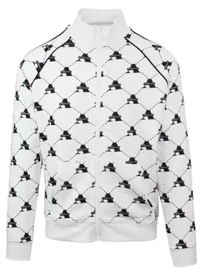 Produktbild von Aquascutum - Trainingsjacke für Herren, Weiter Stehkragen, Raglanärmel GT18101 (M) (Weiß)