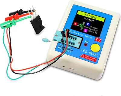 Obrázek produktu pro Přístroj pro měření tranzistorů LCR-T7, multifunkční tester kapacity a odporu, barevný displej, pro diody, triody, tranzistory, LCR