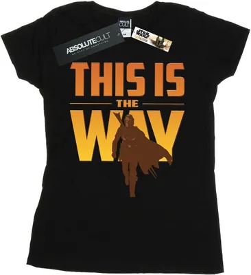 Produktbild von Star Wars - "The Mandalorian This Is The Way" T-Shirt für Damen BI42912 (S) (Schwarz)