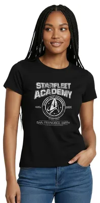 Produktbild von Spreadshirt Star Trek Discovery Starfleet Academy Frauen T-Shirt, XXL, Schwarz