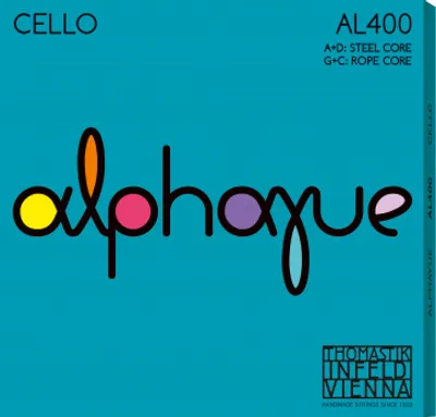 Obrázek produktu pro Thomastik Alphayue AL400 Cello 1/2 Medium Struny pro violončelo