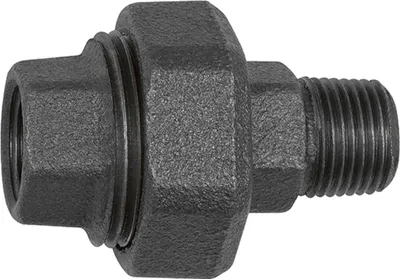 Produktbild von Riegler Verschraubung 341, konisch dicht., R 1, Rp 1, Temperg. schw.