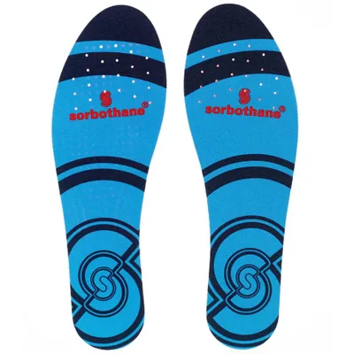 Image de Sorbothane - Semelles « Full Strike » CS672 (40,5 EU) (rouge/bleu)