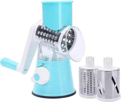 Produktbild von 3-in-1-Rotationsreibe für Käse, Gemüse und Obst