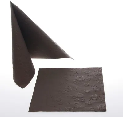 Produktbild von Serviette "Uni" - 33 x 33 cm - braun - 24022