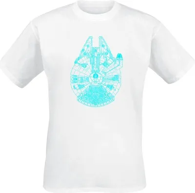 Produktbild von Star Wars T-Shirt Herren Blue Falcon weiß S