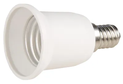 Produktbild von Lampensockel-Adapter McShine E14 auf E27