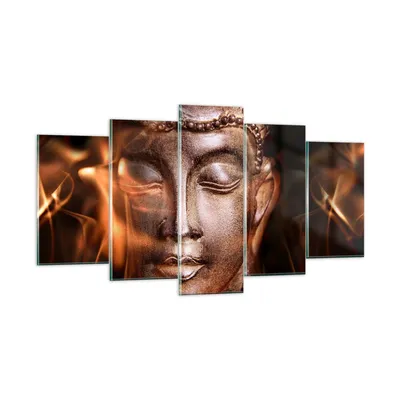Produktbild von Bilder auf glas - Buddha Statue Geheimnis - 160x85cm - Glasbilder - Wandbilder - Kunstdruck - zum Aufhängen bereit - Wanddekoration aus Glas - Glas Bilder - Wandbild auf Glas - GEA160x85-2620