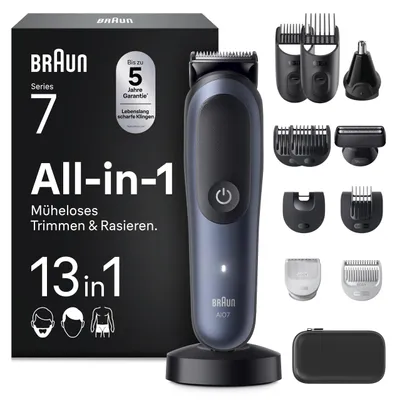 Obrázok produktu pre Elektrický holiaci strojček na fúzy a vlasy Braun Series 7 Trimmer AIO7565 Ultimate