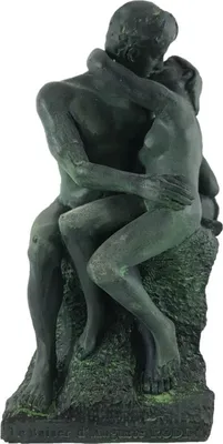 Produktbild von Der Kuss 15cm bronziert nach Auguste Rodin