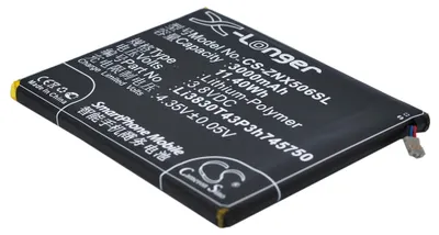 Image de TECHTEK Batterie compatible avec [ZTE] Nubia Z7, Nubia Z7 Dual SIM remplace Li3830T43P3h745750