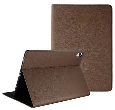 Productafbeelding van Selencia Riva Bookcase voor de Samsung Galaxy Tab S11 - Mocha Brown